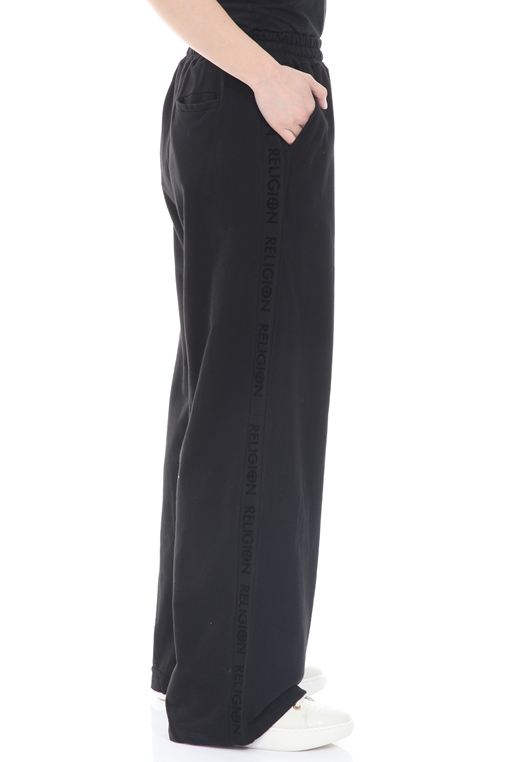RELIGION-Γυναικείο παντελόνι φόρμας RELIGION FAME μαύρο